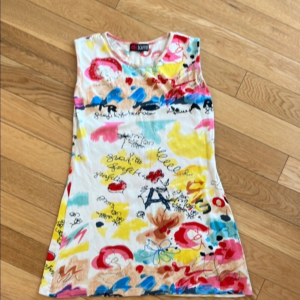 Umi Multicolor Graphic Sleeveless Top